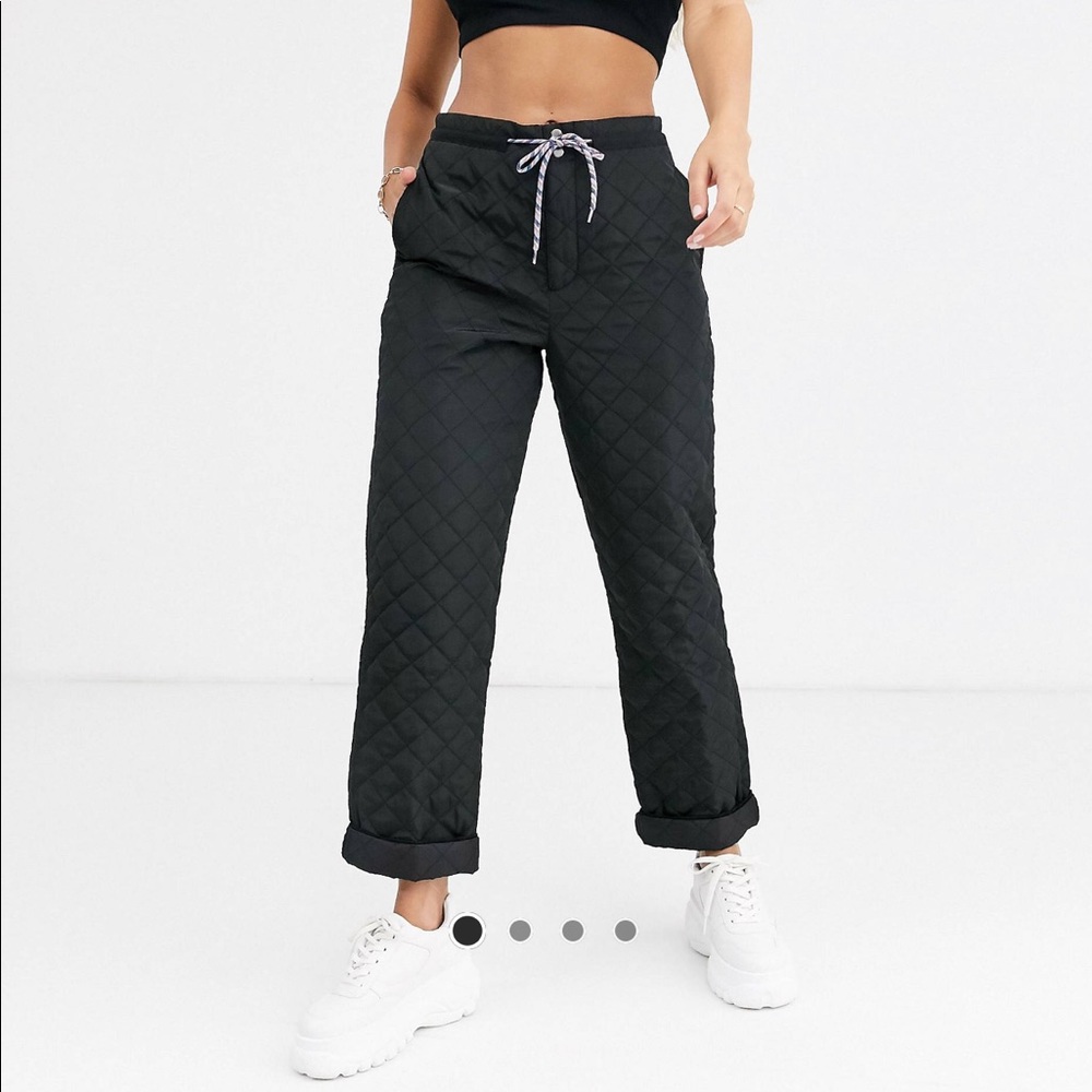 ASOS Design Quilted Jogger Pant with Drawcord